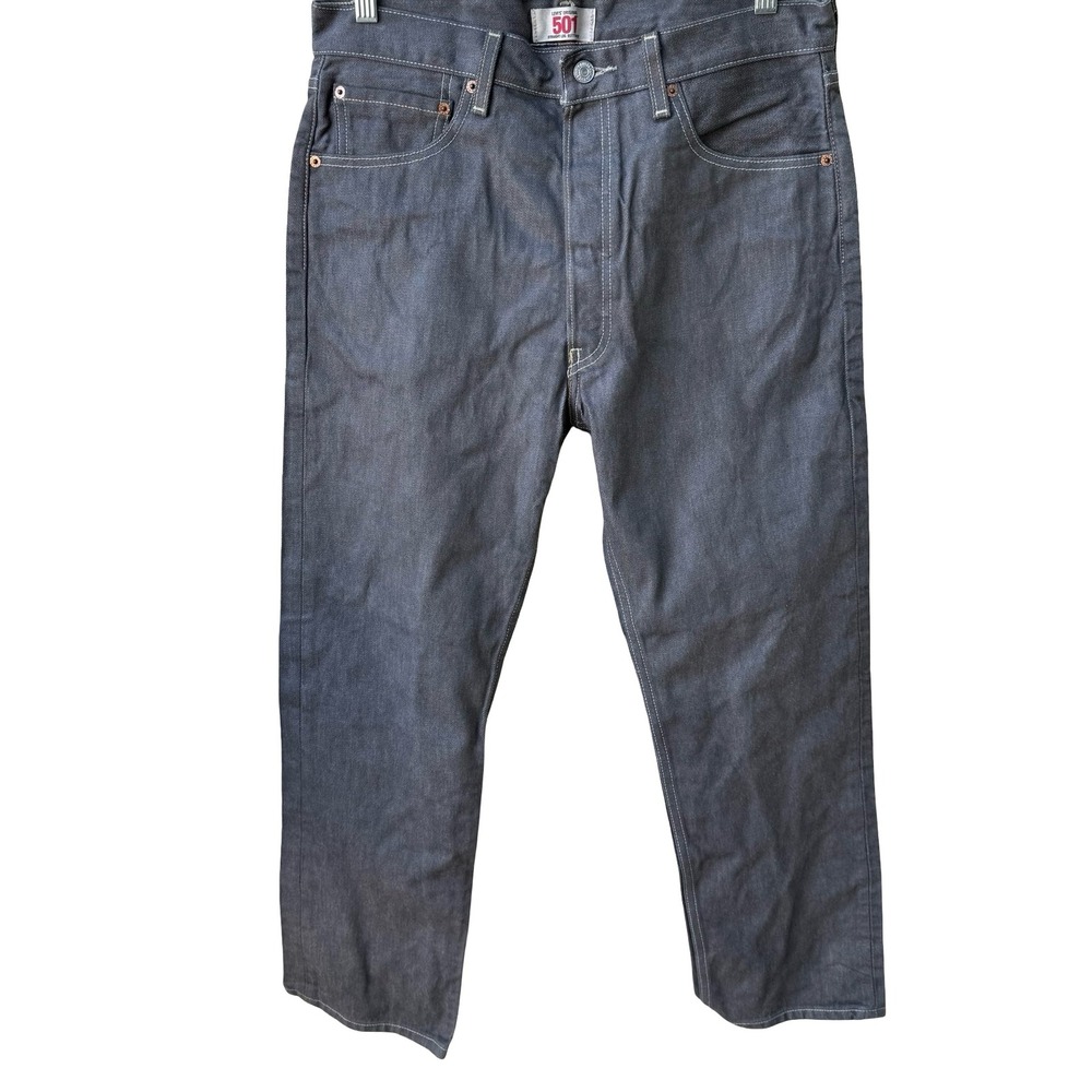 Levi's 501 WPL 423 Vintage Y2K Streetwear Jeans Mens Gray 34x30 Made In Mexico